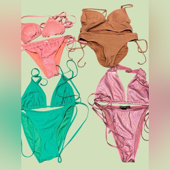 Roxy Other - Bikini Bundle Roxy Nasty Gal Wild Fable Size Small